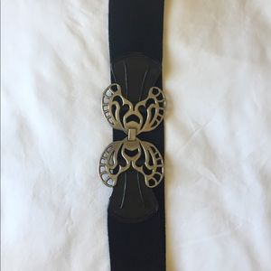 Fossil Butterfly Buckle elastic belt size M